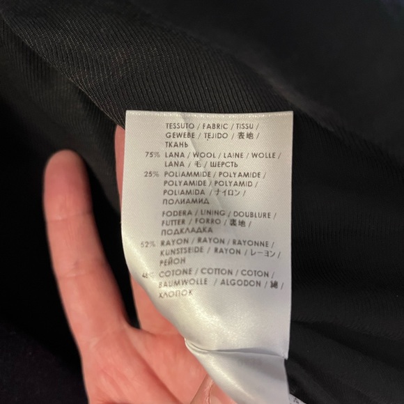 Stella McCartney Vintage Black Wool Blend Peacoat - Picture 9 of 10